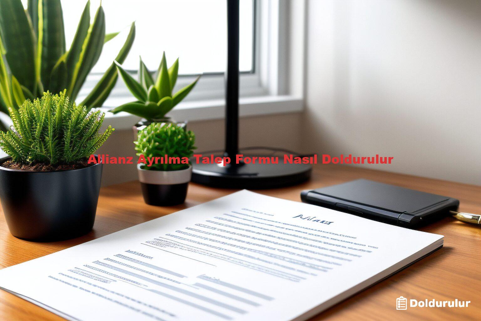 Allianz Ayrılma Talep Formu Nasıl Doldurulur