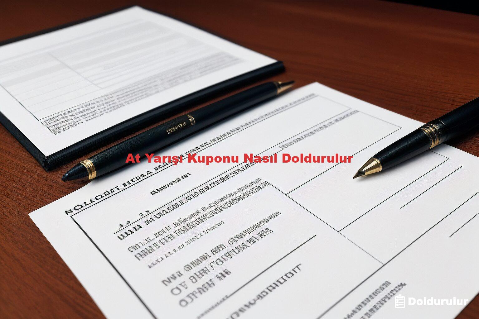 At Yarışı Kuponu Nasıl Doldurulur