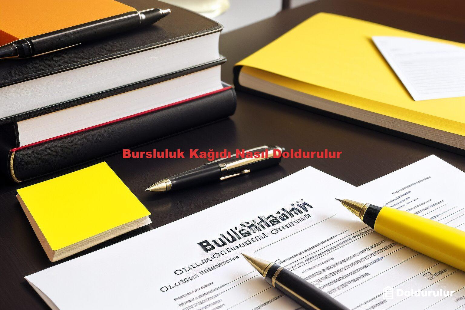 Bursluluk Kağıdı Nasıl Doldurulur