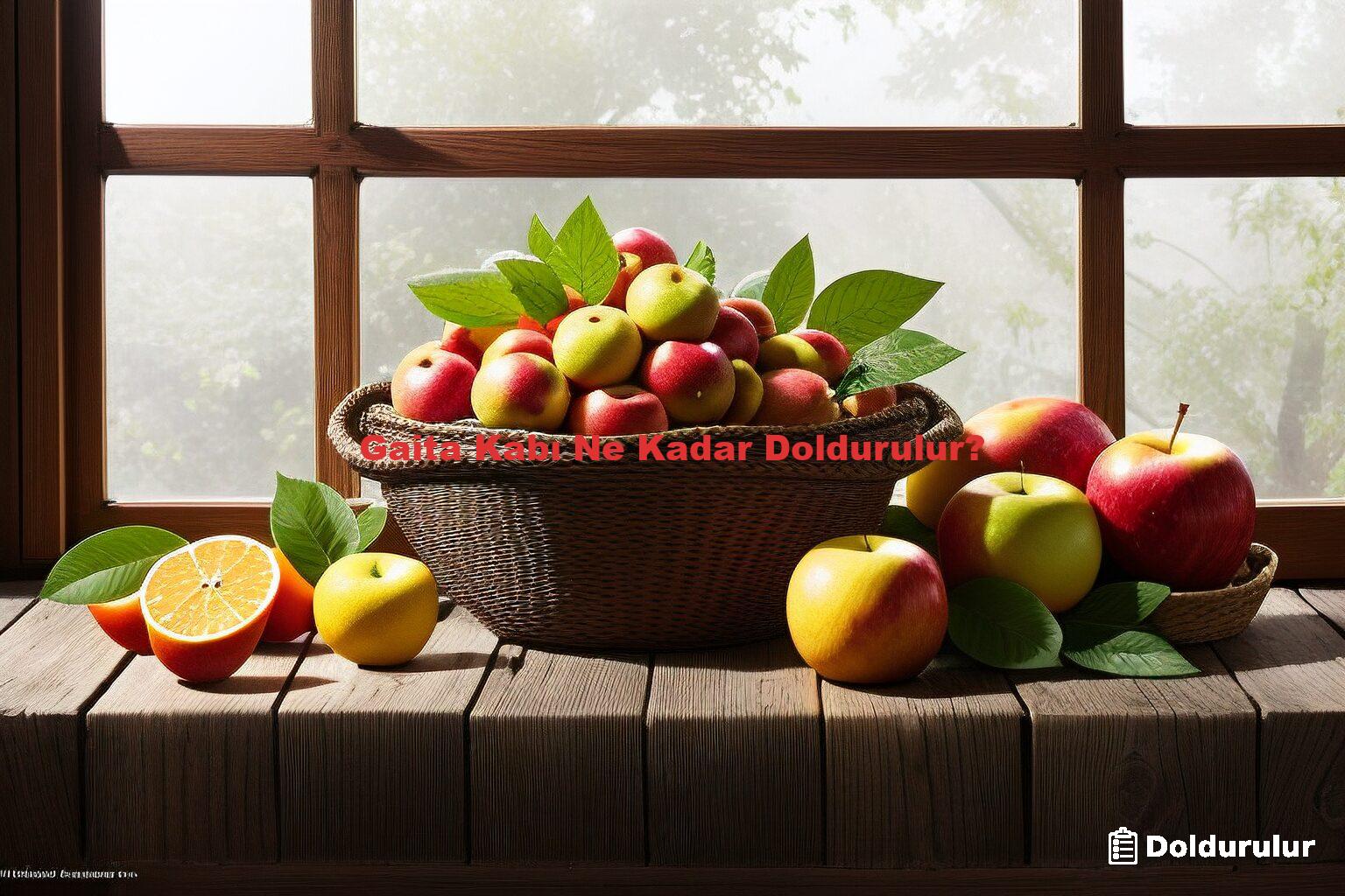 Gaita Kabı Ne Kadar Doldurulur?