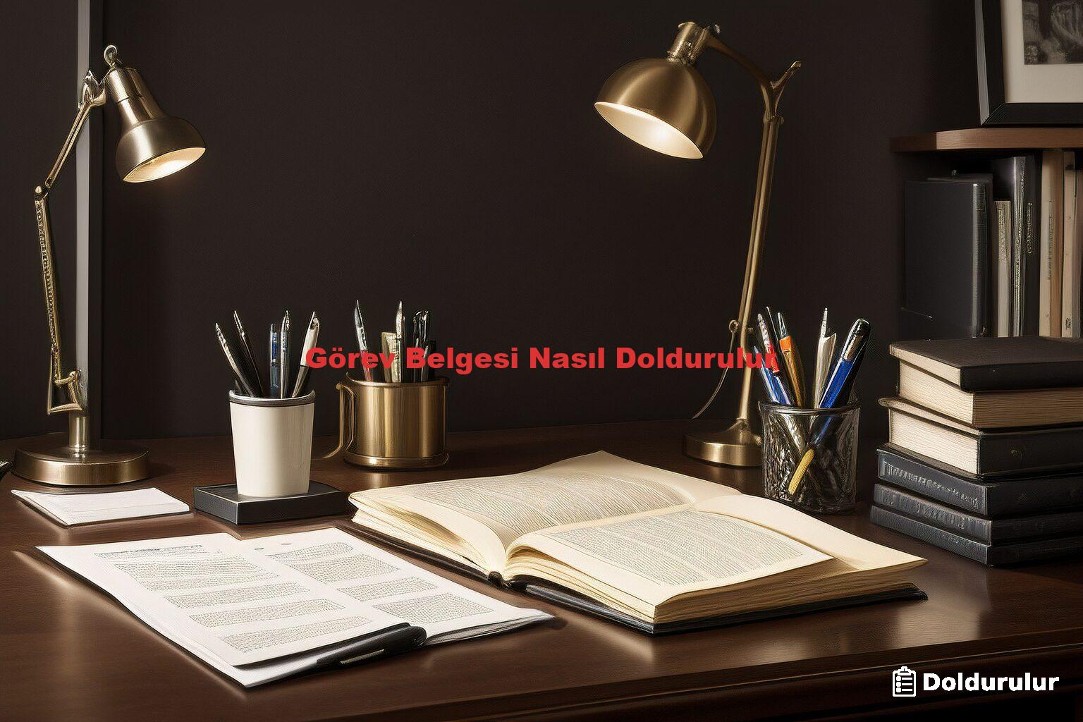 Görev Belgesi Nasıl Doldurulur