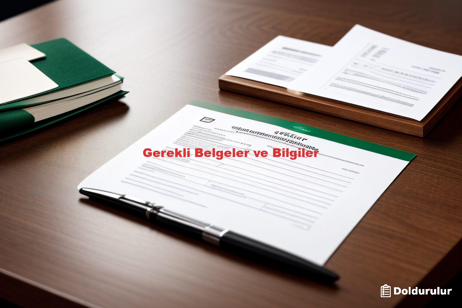 Gerekli Belgeler ve Bilgiler