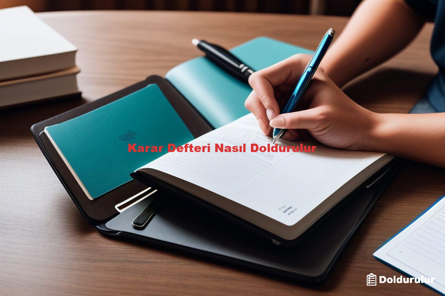Karar Defteri Nasıl Doldurulur