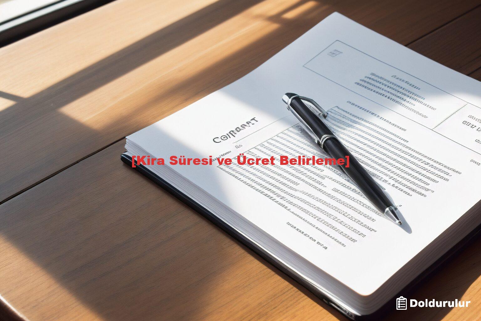 [Kira Süresi ve Ücret Belirleme]