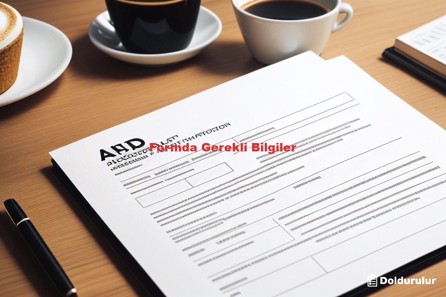 Formda Gerekli Bilgiler