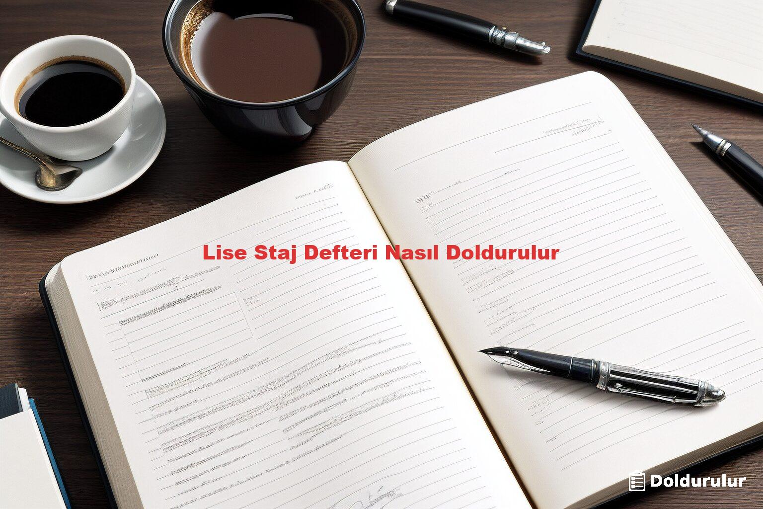 Lise Staj Defteri Nasıl Doldurulur