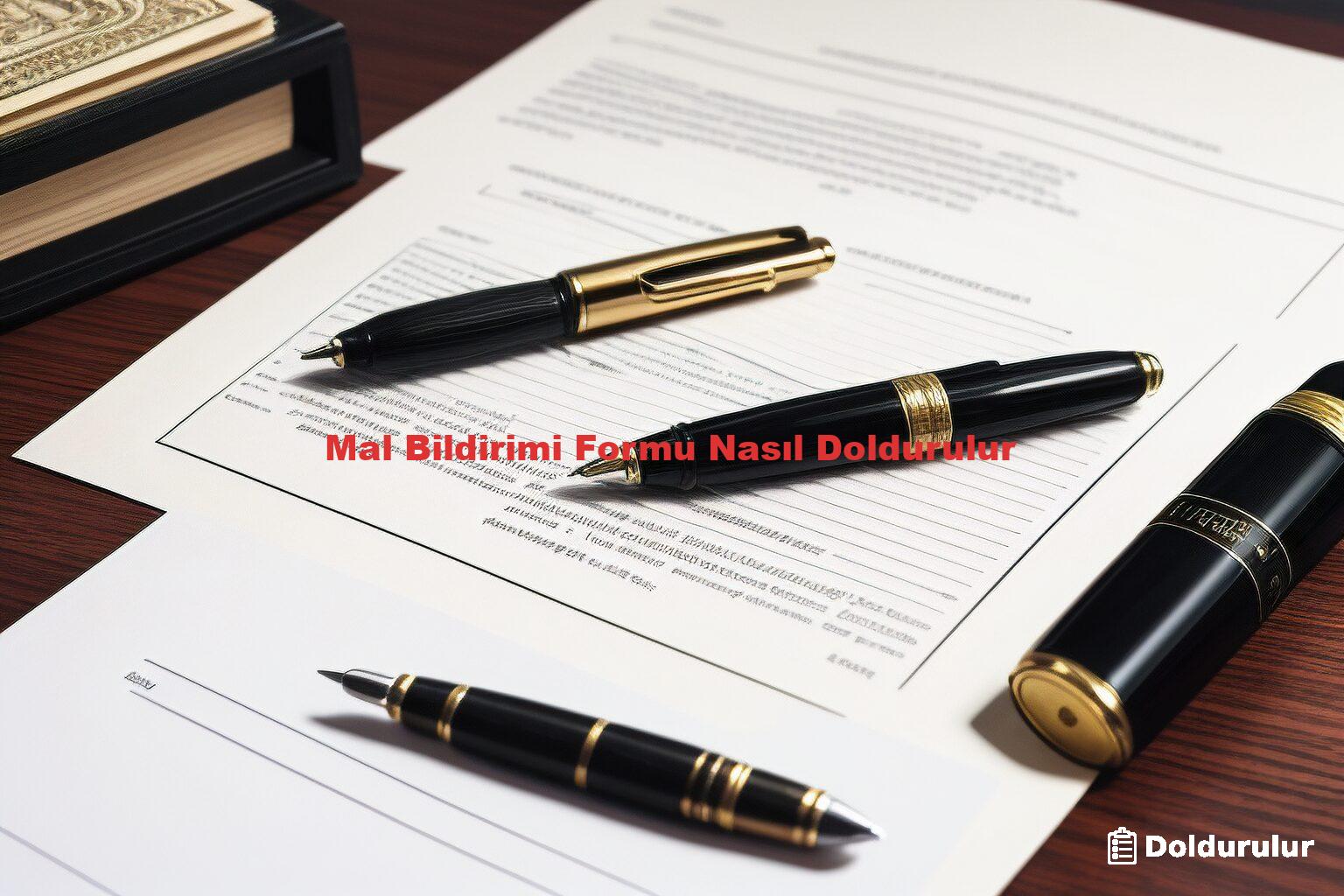 Mal Bildirimi Formu Nasıl Doldurulur