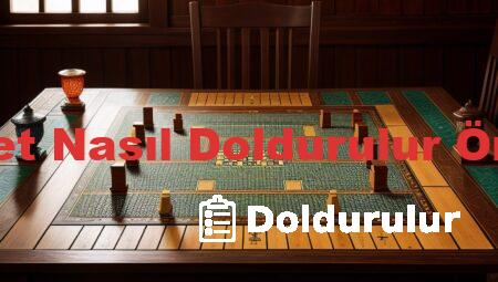 Senet Nasıl Doldurulur Örnek