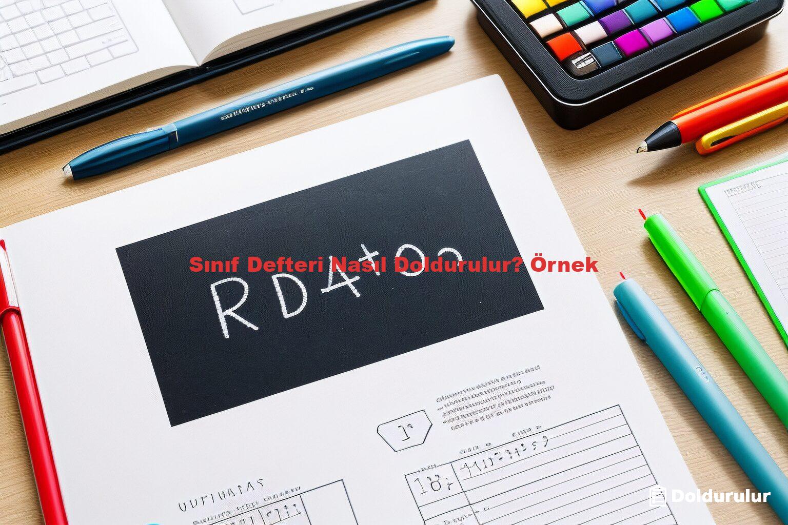Sınıf Defteri Nasıl Doldurulur? Örnek