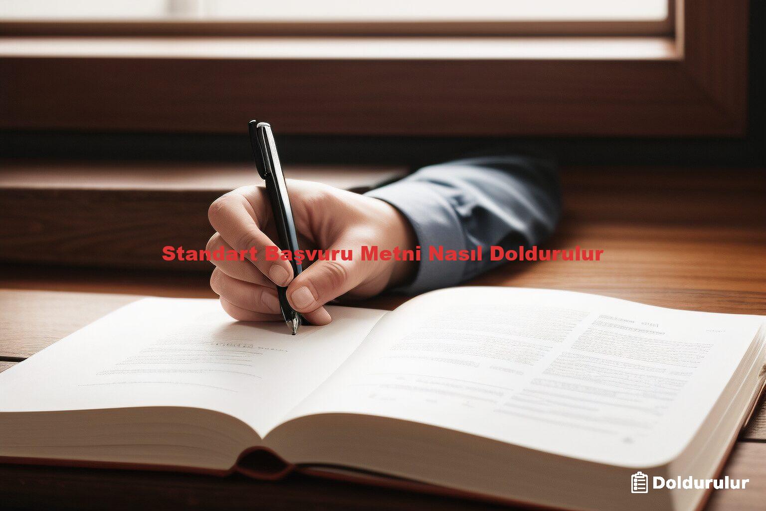 Standart Başvuru Metni Nasıl Doldurulur