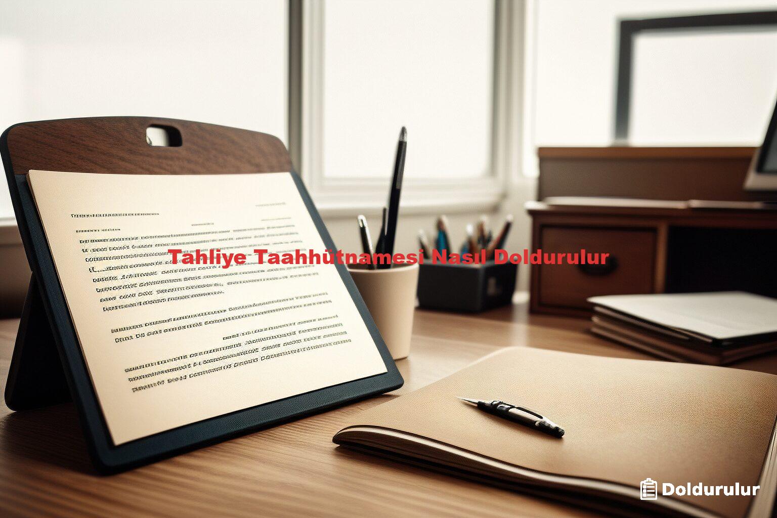 Tahliye Taahhütnamesi Nasıl Doldurulur