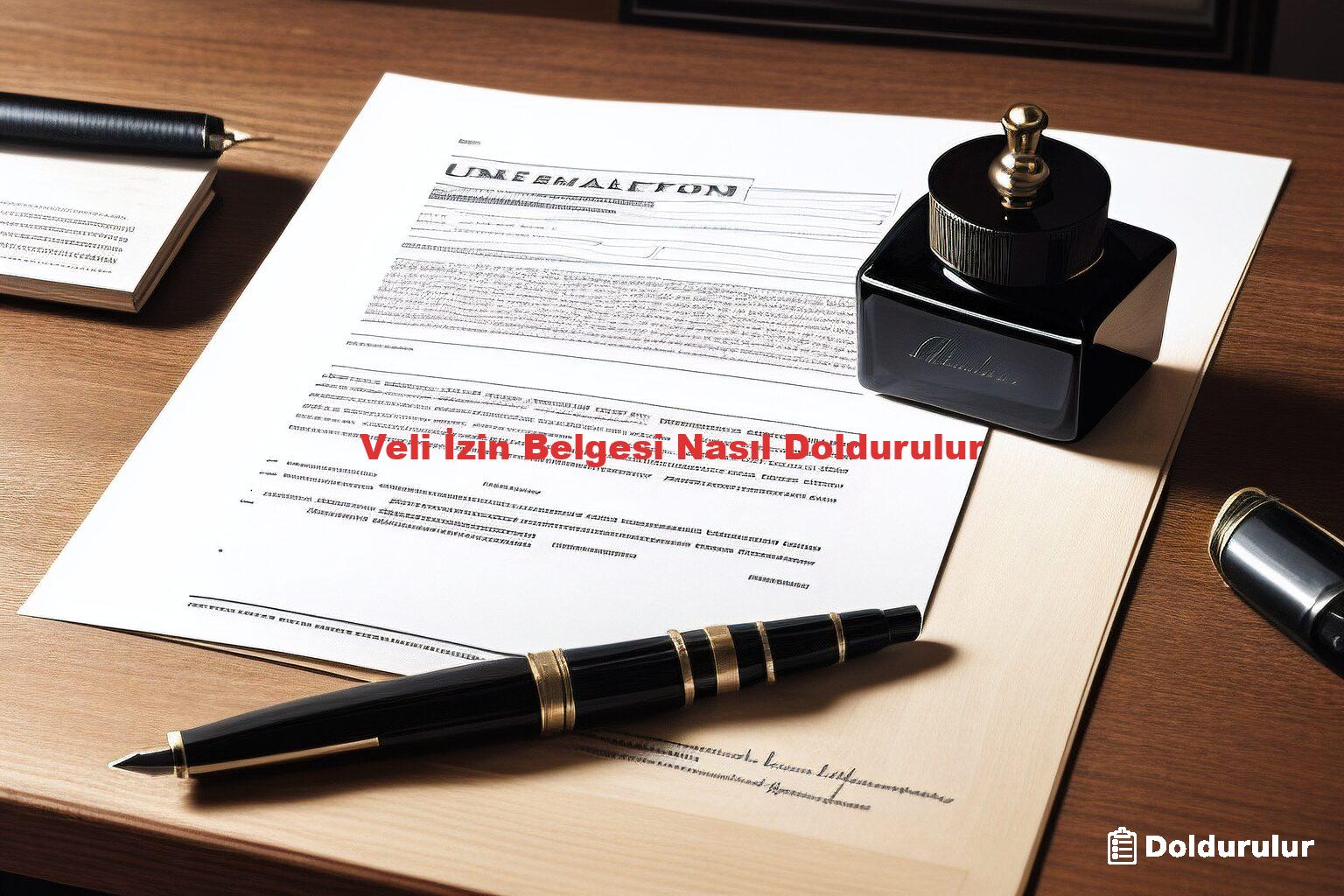 Veli İzin Belgesi Nasıl Doldurulur