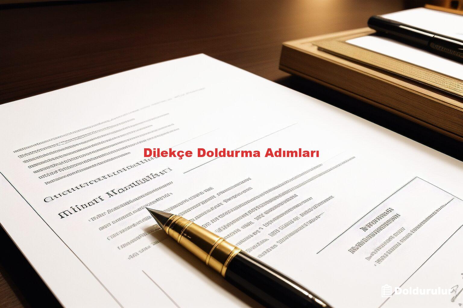 Dilekçe Doldurma Adımları