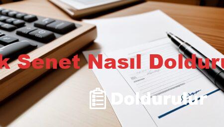 Açık Senet Nasıl Doldurulur