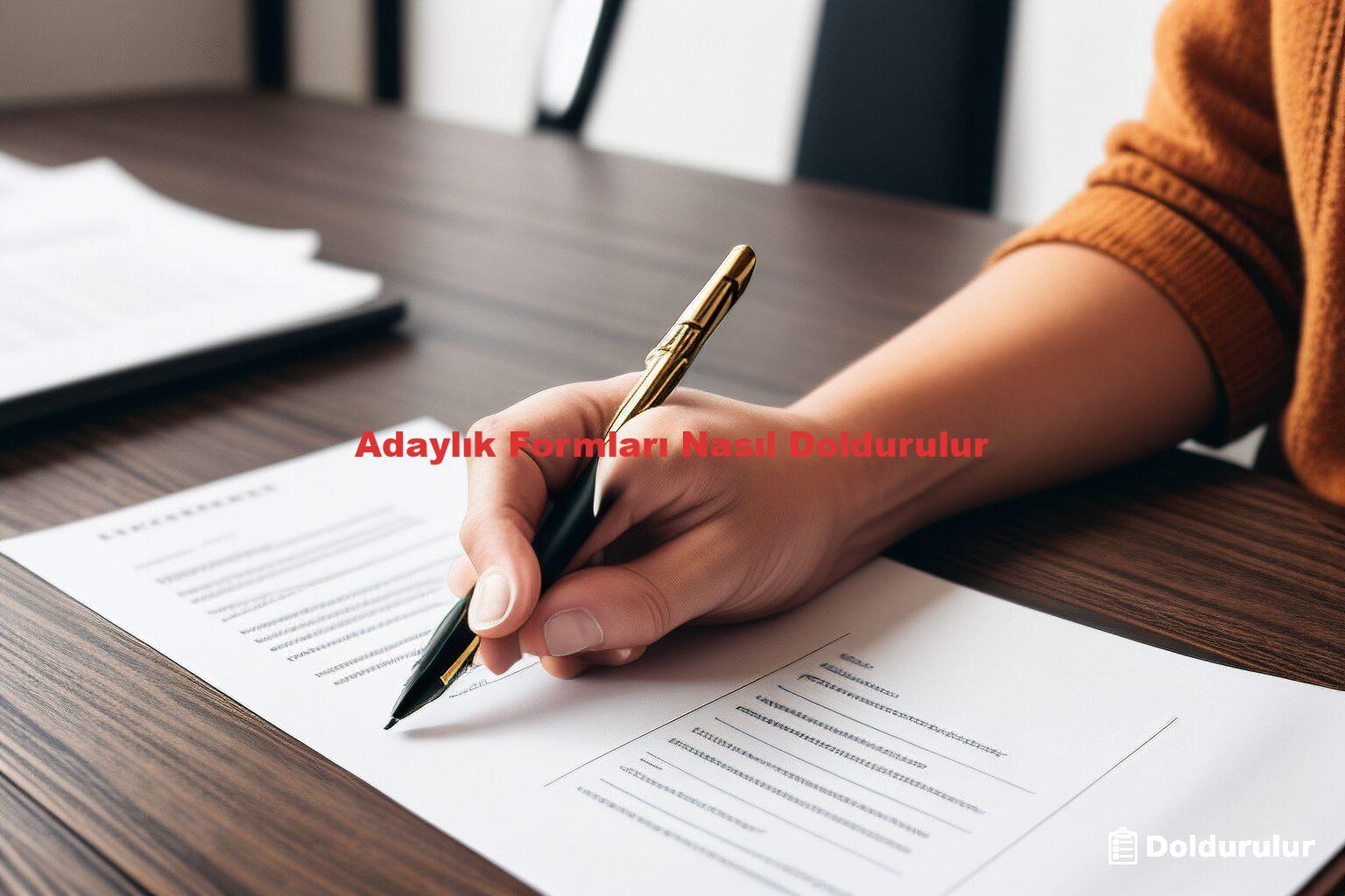 Adaylık Formları Nasıl Doldurulur