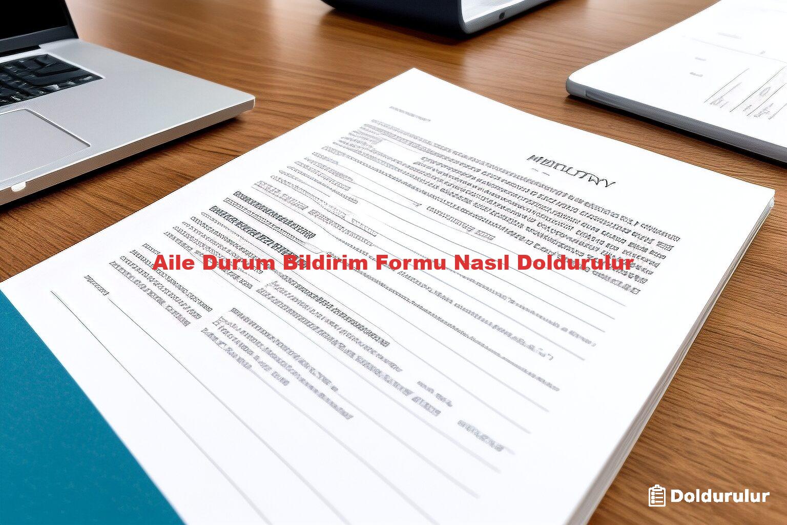 Aile Durum Bildirim Formu Nasıl Doldurulur