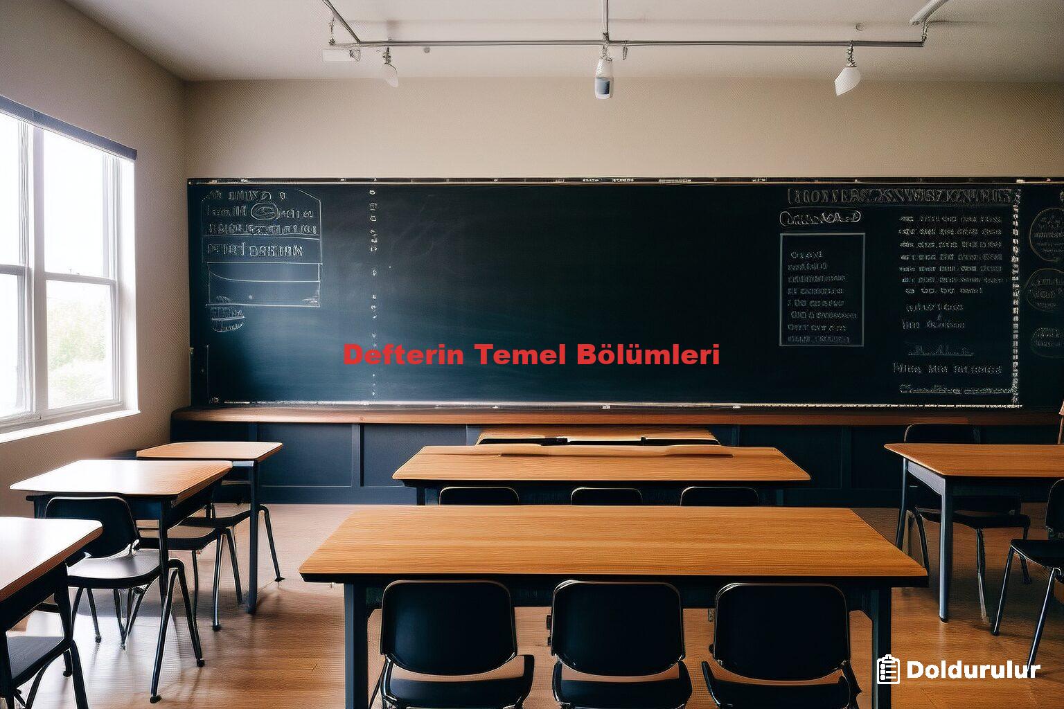 Defterin Temel Bölümleri