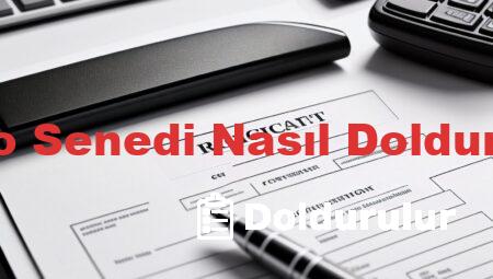 Bono Senedi Nasıl Doldurulur