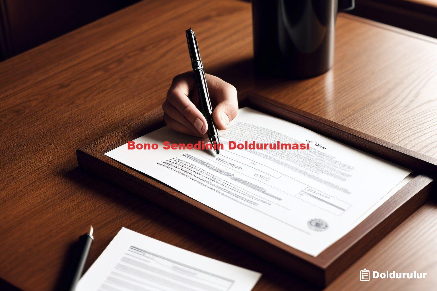 Bono Senedinin Doldurulması