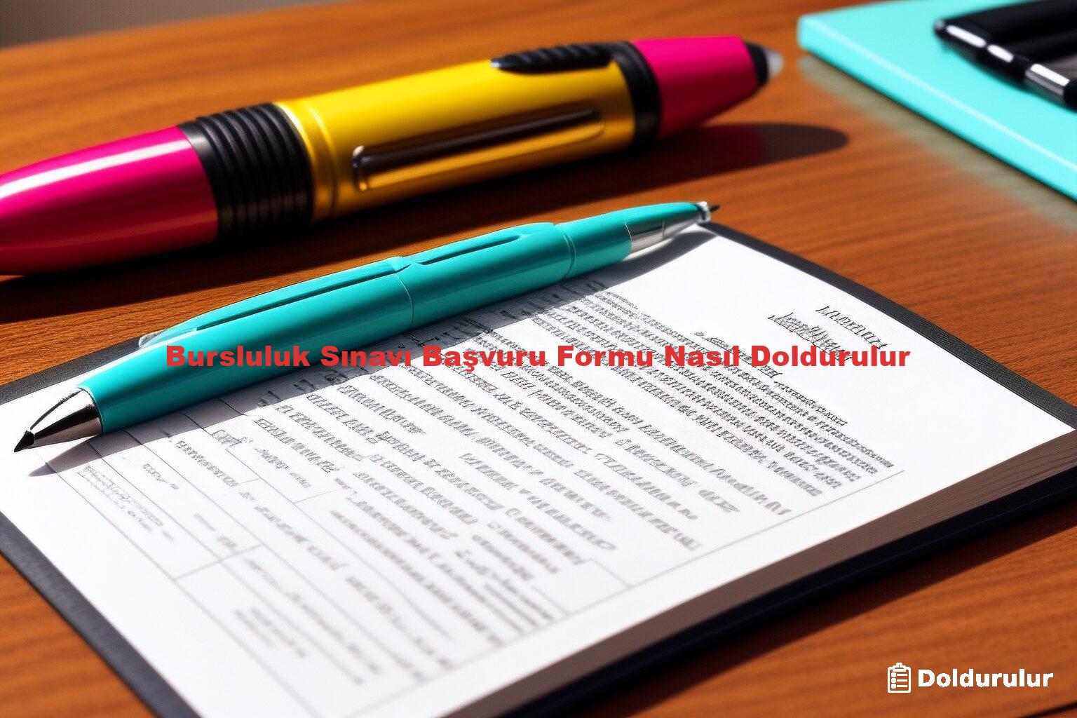 Bursluluk Sınavı Başvuru Formu Nasıl Doldurulur