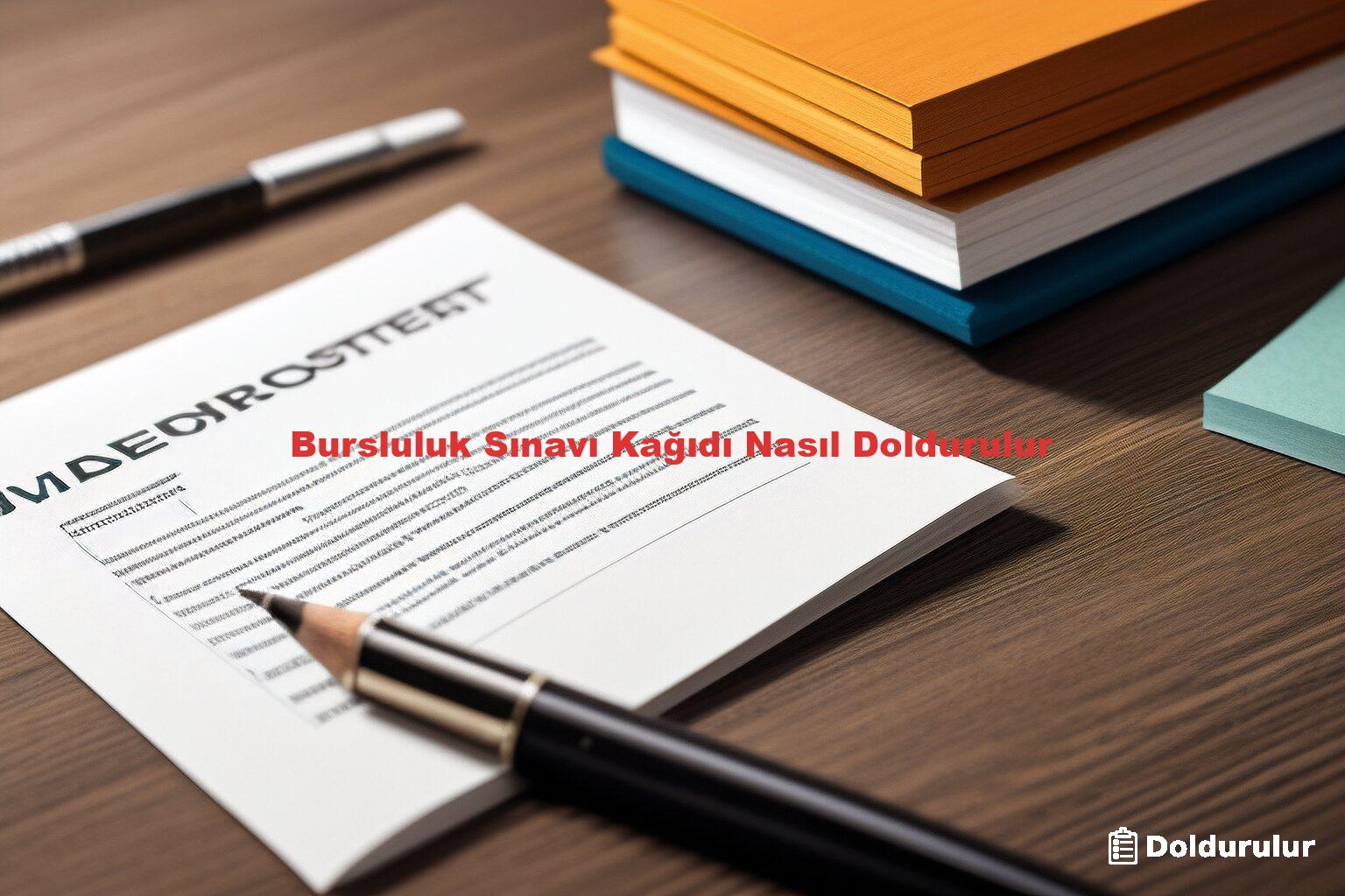Bursluluk Sınavı Kağıdı Nasıl Doldurulur