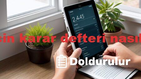 Doğalgaz için karar defteri nasıl doldurulur