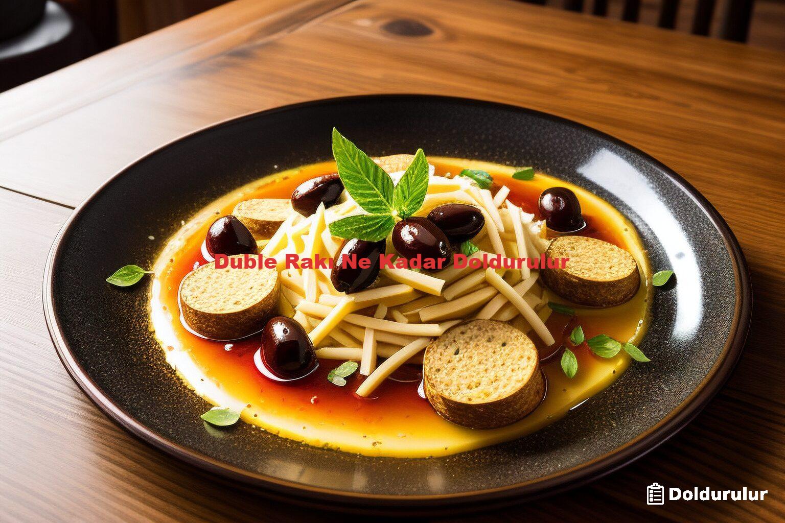 Duble Rakı Ne Kadar Doldurulur