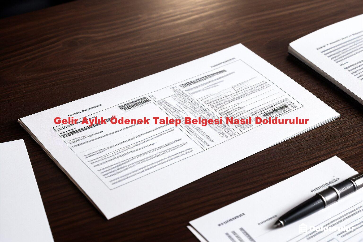 Gelir Aylık Ödenek Talep Belgesi Nasıl Doldurulur