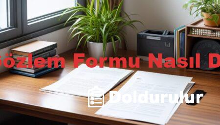 Gelişim Gözlem Formu Nasıl Doldurulur