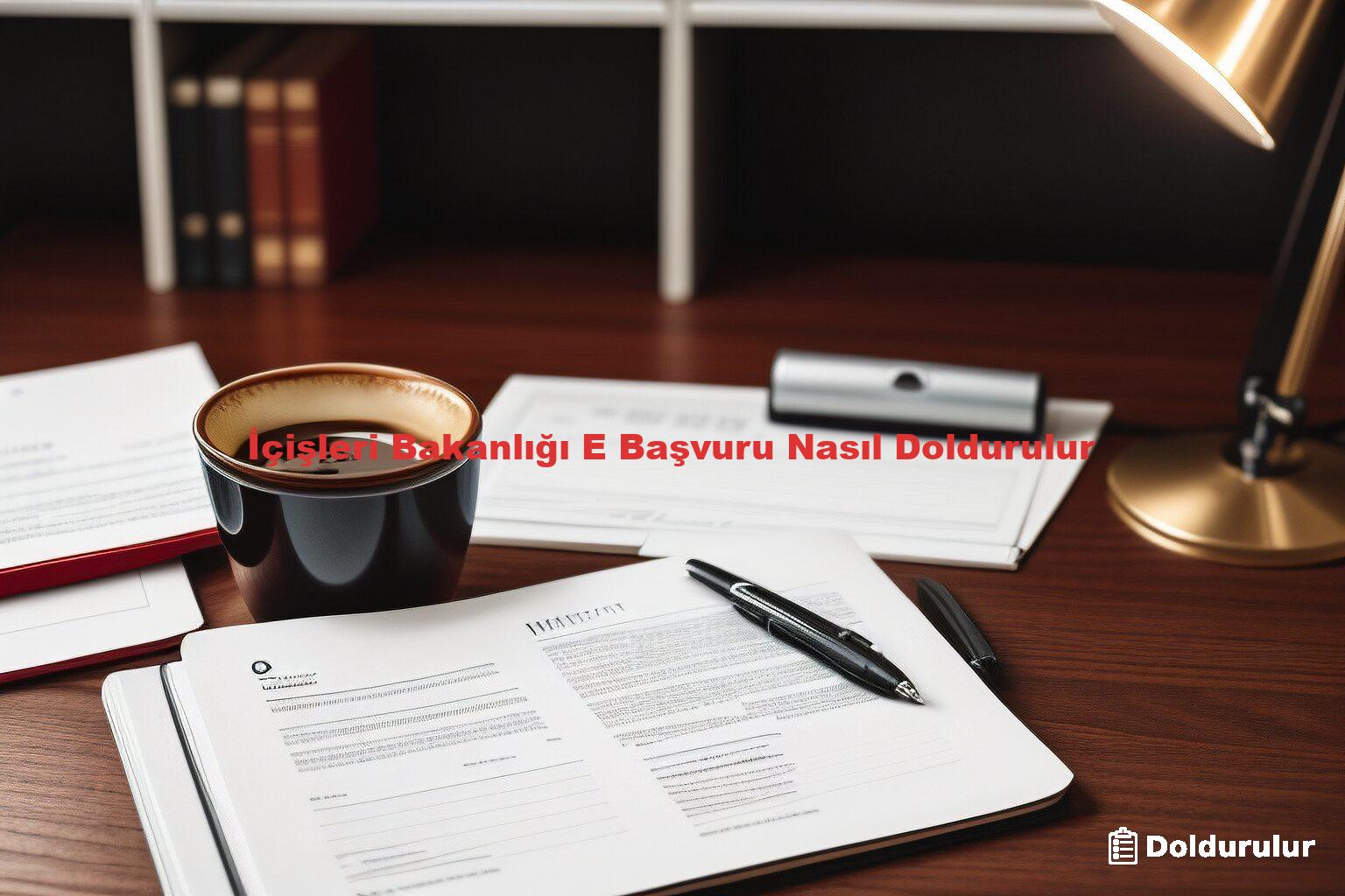 İçişleri Bakanlığı E Başvuru Nasıl Doldurulur