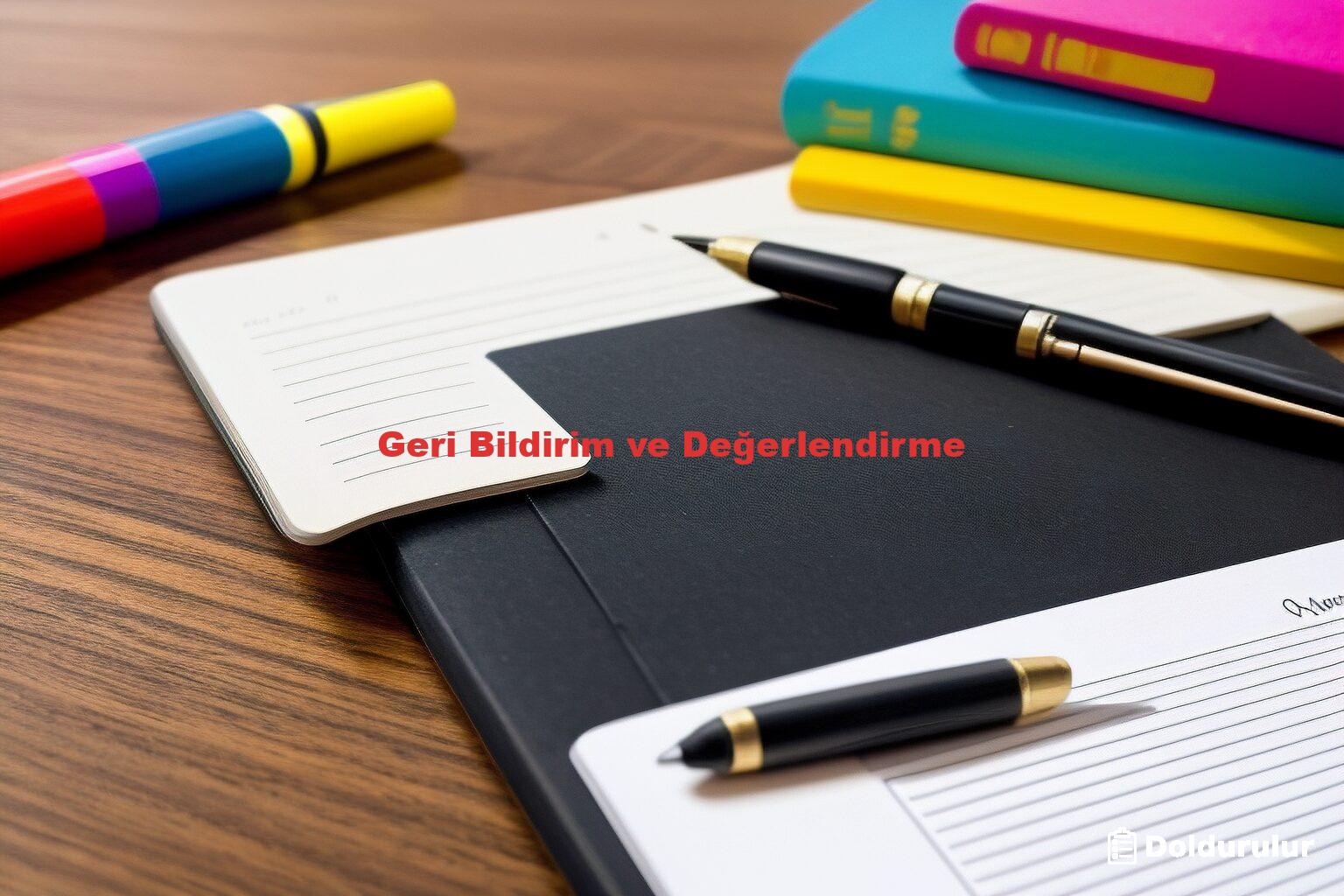 Geri Bildirim ve Değerlendirme