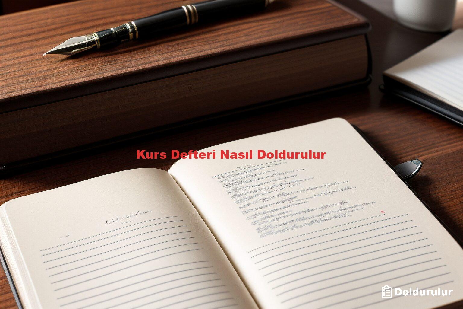 Kurs Defteri Nasıl Doldurulur