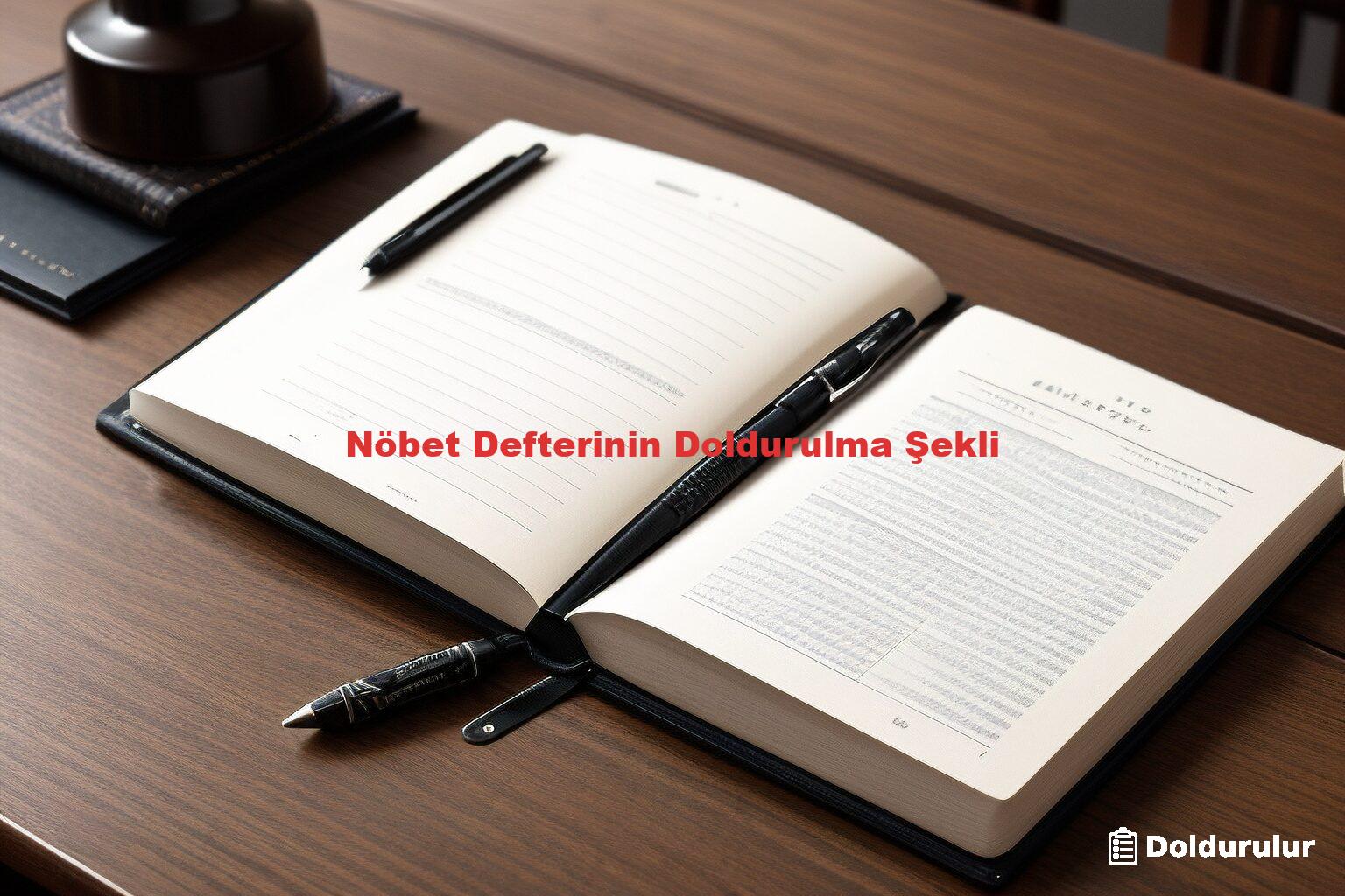 Nöbet Defterinin Doldurulma Şekli