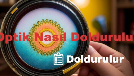 Optik Nasıl Doldurulur