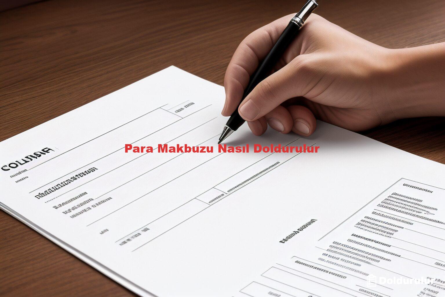 Para Makbuzu Nasıl Doldurulur