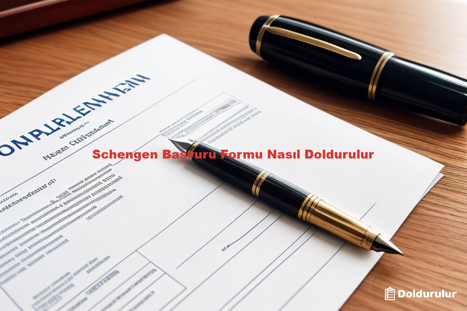 Schengen Başvuru Formu Nasıl Doldurulur