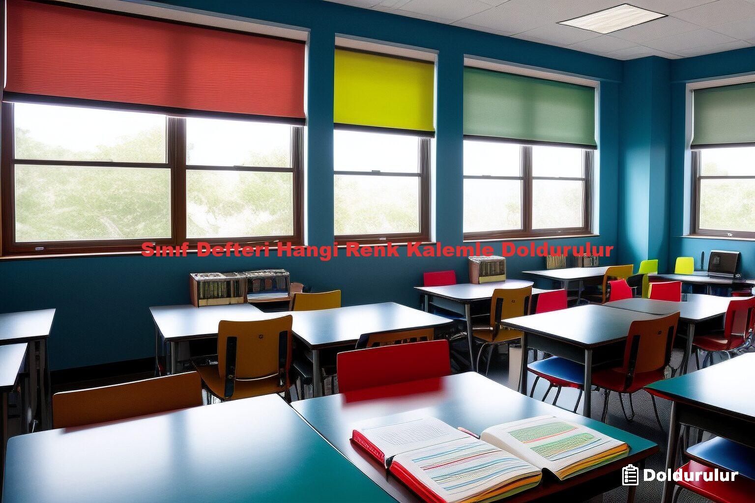 Sınıf Defteri Hangi Renk Kalemle Doldurulur