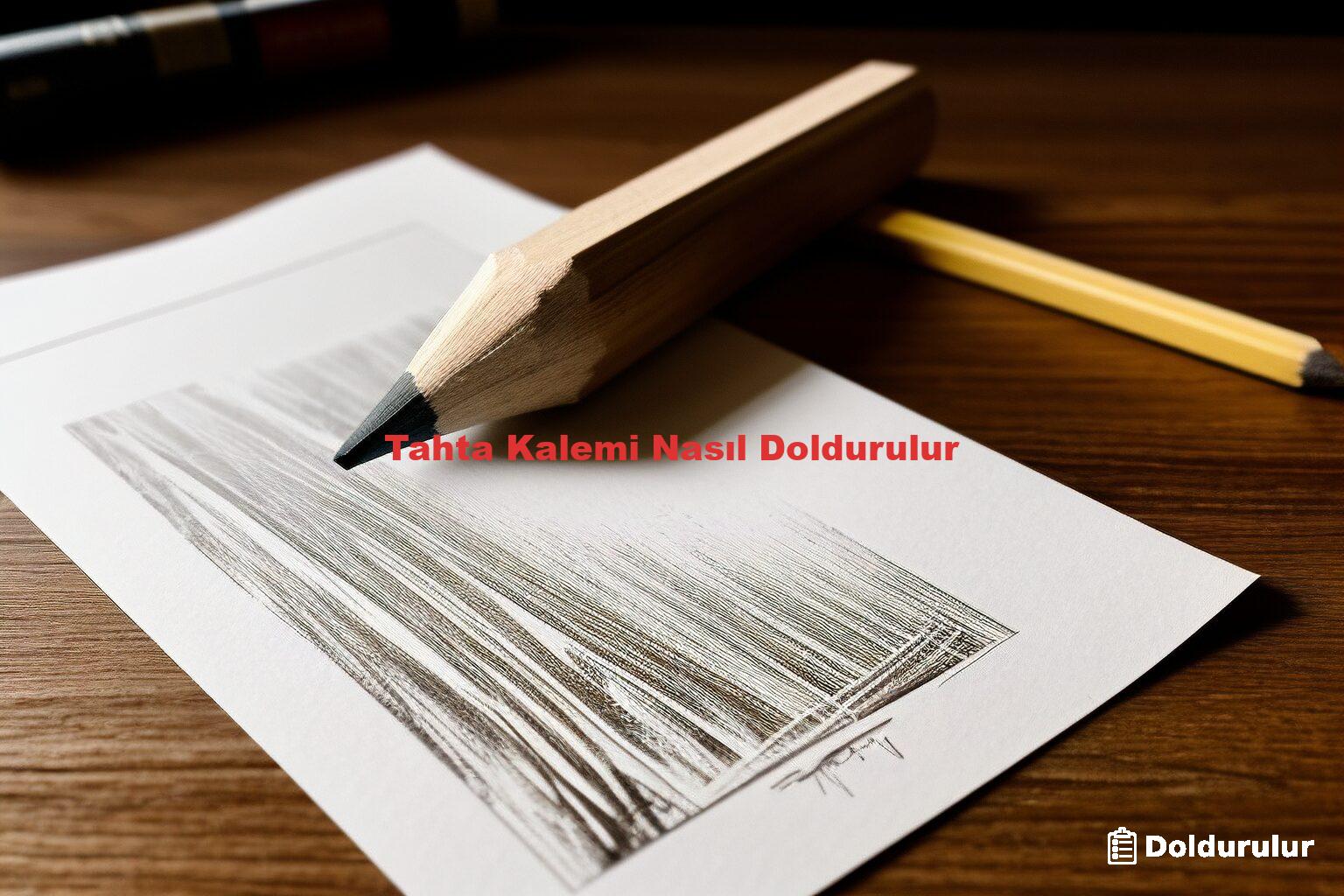 Tahta Kalemi Nasıl Doldurulur