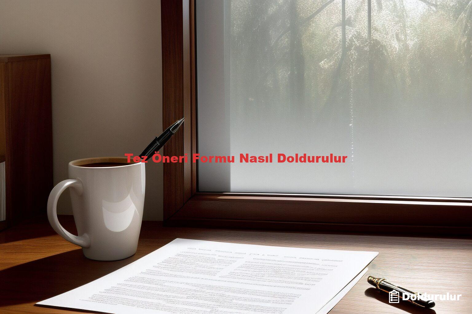 Tez Öneri Formu Nasıl Doldurulur