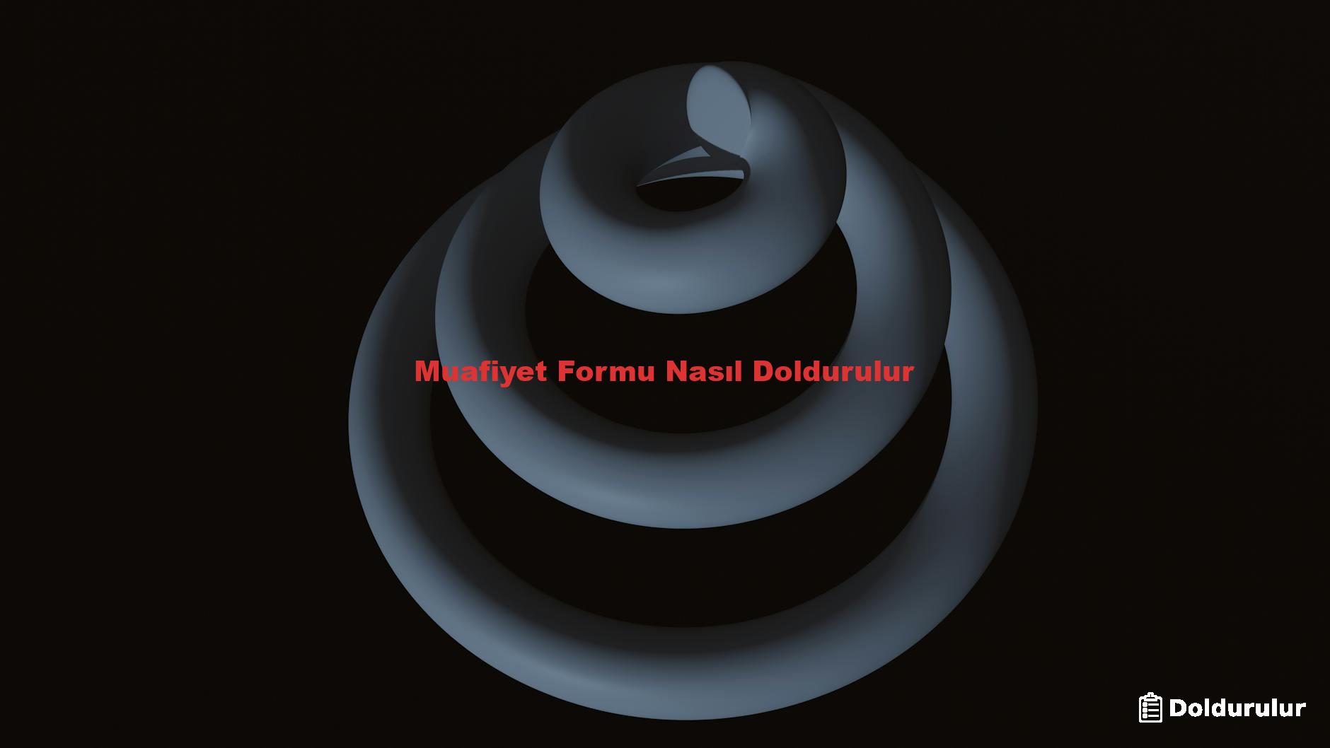 Muafiyet Formu Nasıl Doldurulur