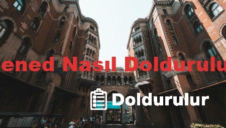 Sened Nasıl Doldurulur