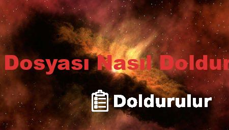 Staj Dosyası Nasıl Doldurulur