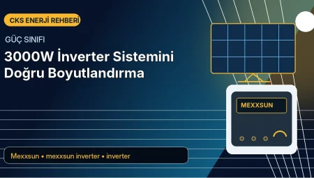 3000W İnverter Sistemini Doğru Boyutlandırma